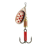 Mepps Aglia Dotted Spinner - Copper Red Dot