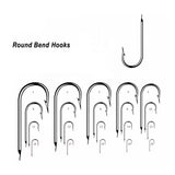 Round Bent Hooks 2335 Ringed