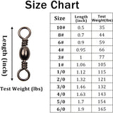 Brass Barrel Swivel - 24pcs