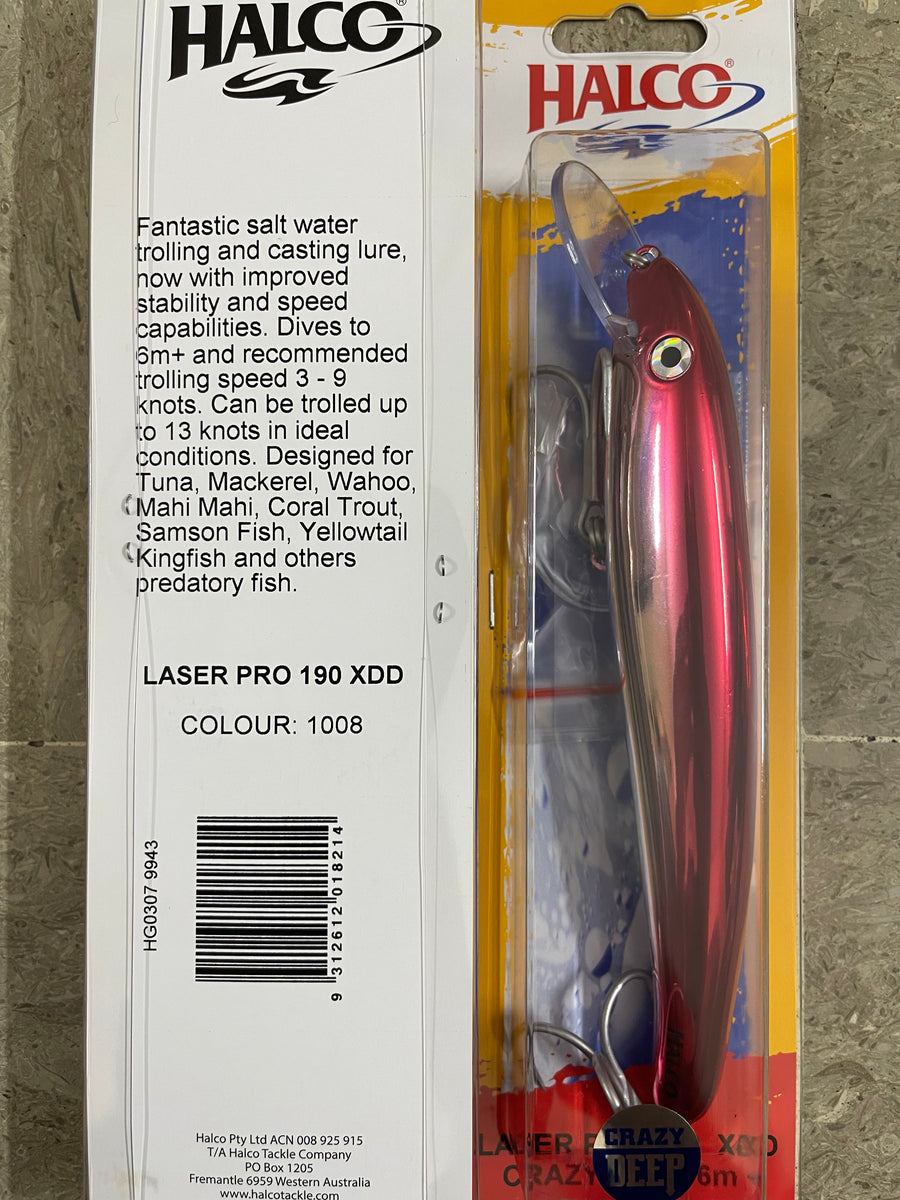 Halco Laser Pro 120DD-R15 Fishing Lure - Pink Chrome 4 3/4" 3/4oz