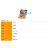 Halco Fish Split Rings - 18 per packet