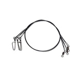 Leader Wire 7 strand | 20 inch with crane swivel & coastlock snap - 6 pieces per pack