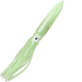 Octopus Squid Skirt Lure - Glow - Rigged