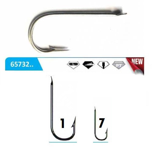 Youvella 65732 Round Bent Sea Hooks Flatted - 100pcs – Mahigeer Water Sports