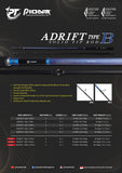 Pioneer Firestorm/Adrift Spinning Rod/Reel Combo with Braided Line