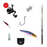 Fishing Rod/Reel Combo With Line and complete fishing equipment