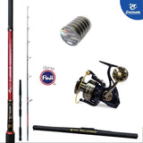Tough Popping Rod/Reel Combo With Line