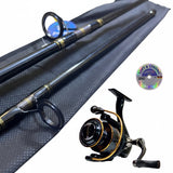 Pioneer Cyclone Prestige 6000/Inspire 8ft Spinning Rod/Reel Combo with Climax Line
