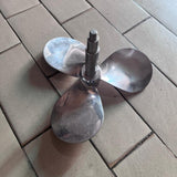 Heavy-Duty Stainless Steel 3-Blade Marine Propeller & Drive Shaft
