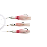 Soft Squid Lure - Glow - Rigged