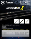 Pioneer Tackle Titanic Black X fishing rod 