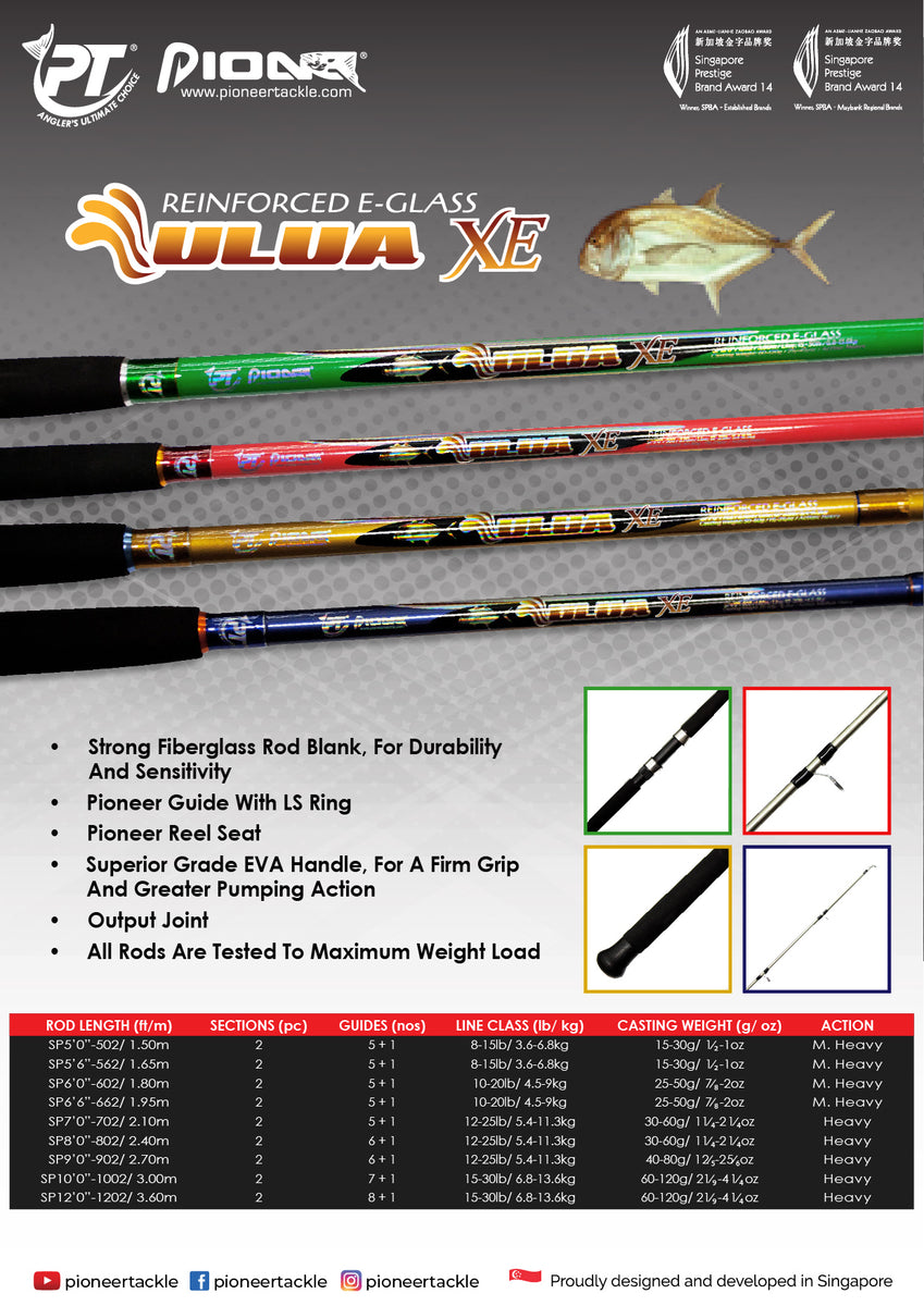 Pioneer ULUA Fishing Rod | 9FT – Mahigeer Water Sports