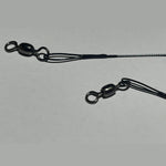 Leader Wire 7 strand | 11 inch with crane swivel & coastlock snap - 6 pieces per pack