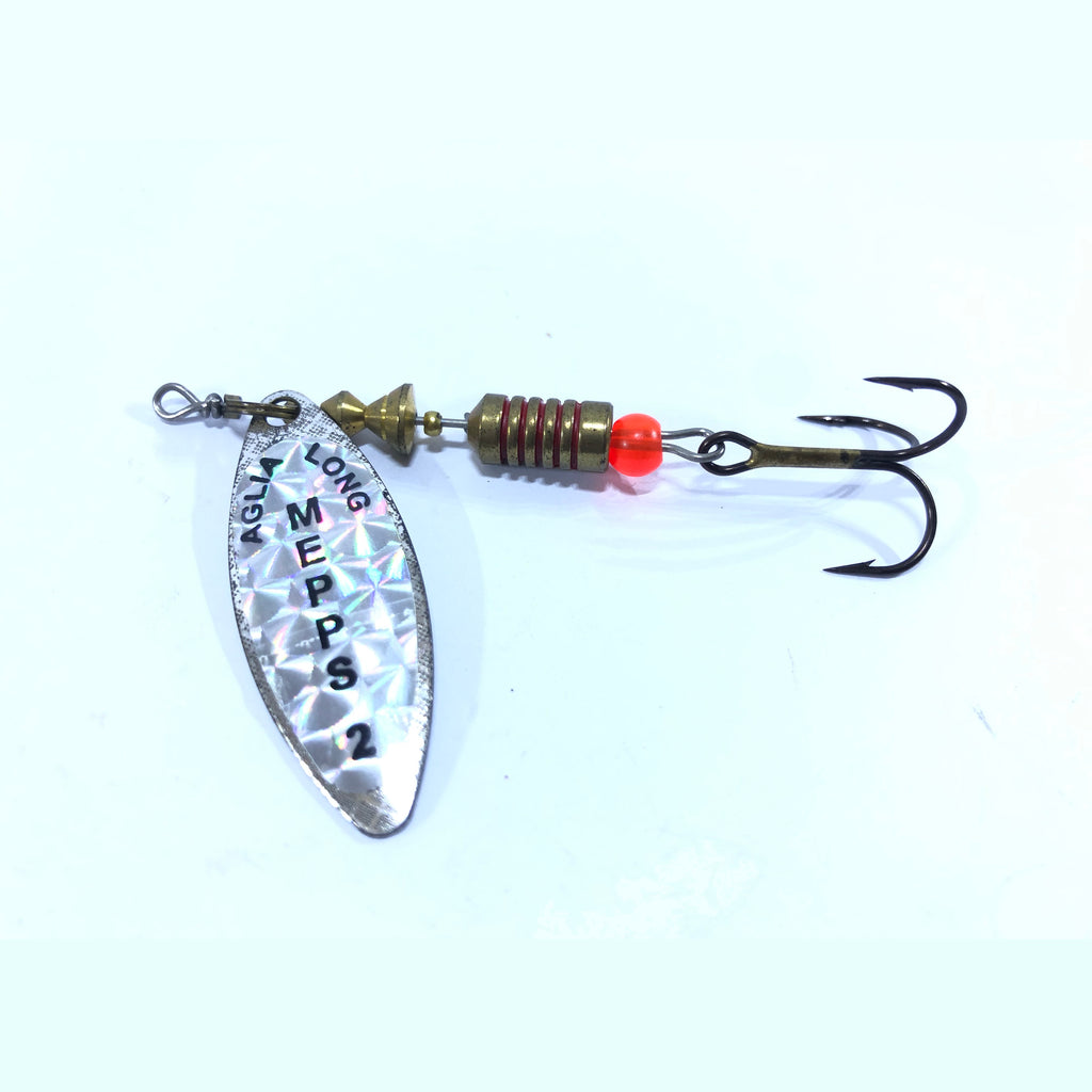 Mepps Aglia Long - Silver Rainbow – Mahigeer Water Sports