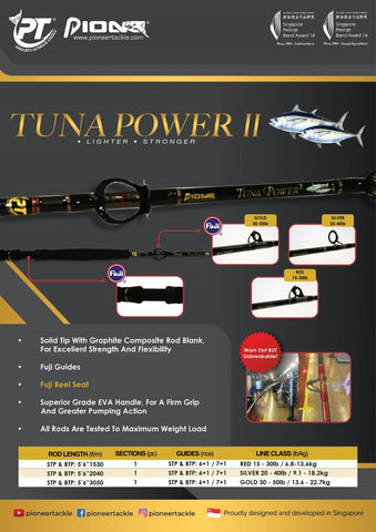 Pioneer Tuna Power STP Boat Rod – Mahigeer Water Sports